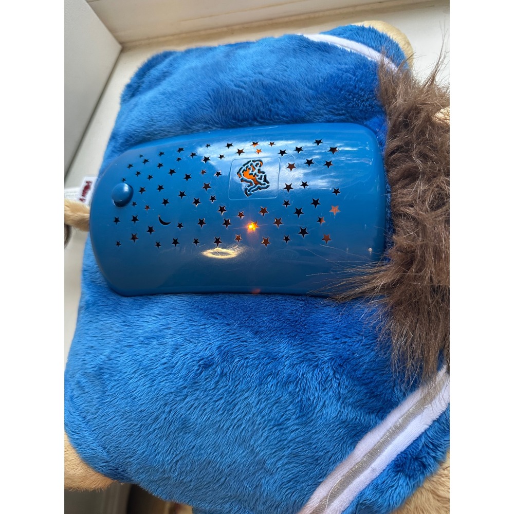 Pillow Pets Dream Detroit Lites Lion NFL Night Light Plush Star Projector Works